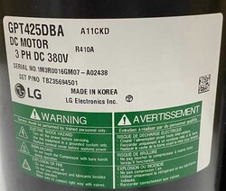 LG | GPT425DBA - Inverter Klima Kompresör 5400831201 - 2