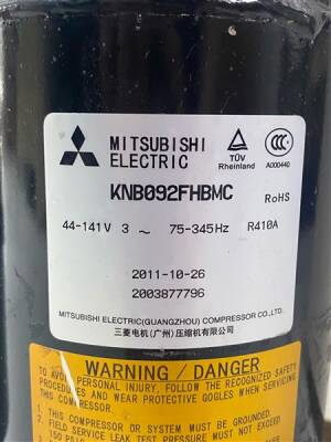 Mitsubishi Electric 12000 BTU Inverter Klima Kompresör KNB092FHBMC - 3