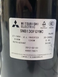 Mitsubishi Electric 12000 BTU Inverter Klima Kompresör SNB130FGYMC - 3